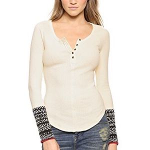 Free People Thermal shirt